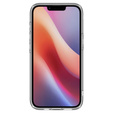 Θήκη MagSafe Spigen για iPhone 16E, Ultra Hybrid, διαφανής / λευκή + Μετριασμένο γυαλί 9H