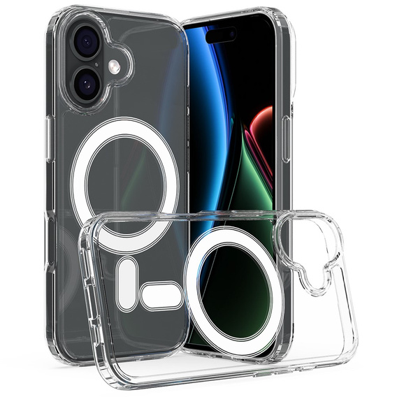 Θήκη για iPhone 17, για MagSafe, διάφανη