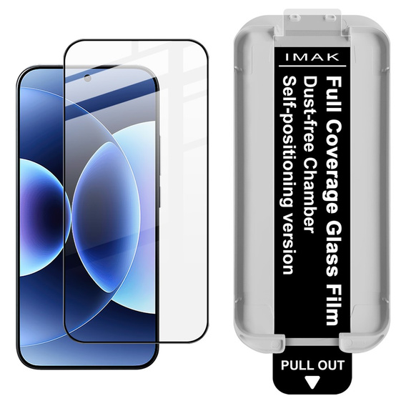 Τζάμι IMAK με πλαίσιο τοποθέτησης για Xiaomi 17 Pro Max, μαύρο