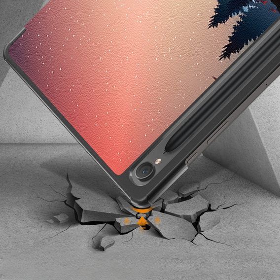 Θήκη για Samsung Galaxy Tab S9, Smartcase Hybrid Pen Slot, night