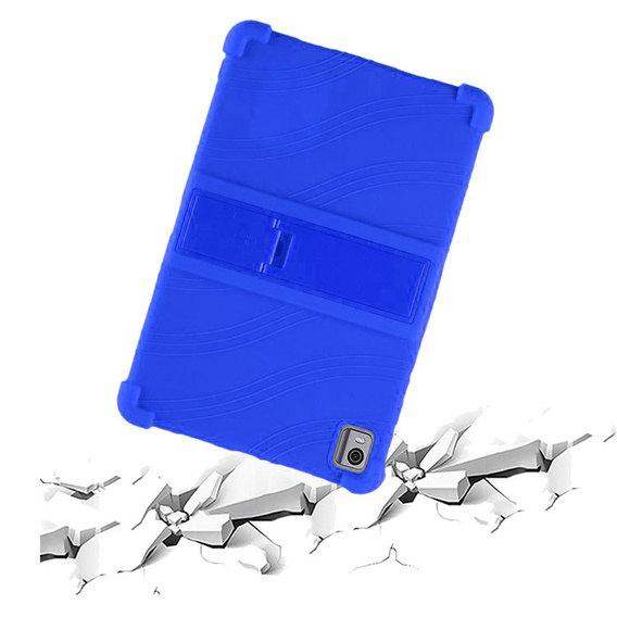 Θήκη σιλικόνης για Nokia T21, Impact, θωρακισμένη, μπλε