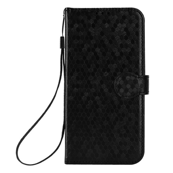 θήκη πτερύγιο για T Phone 3 5G, Wallet Rhombus, μαύρη