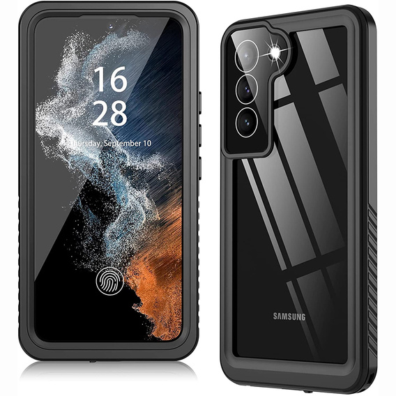 Αδιάβροχη θήκη IP68 για το Samsung Galaxy S22, μαύρη