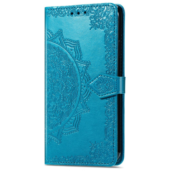 Θήκη με πτερύγιο για Oppo A40 / Oppo A40m, Mandala, μπλε