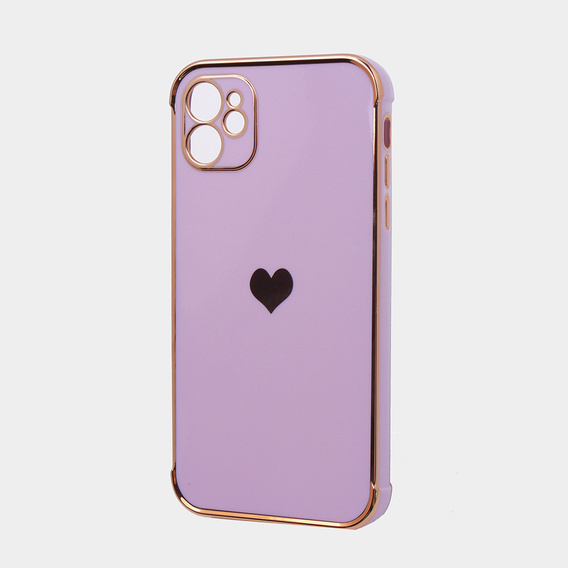 Θήκη για Apple iPhone 11, Electro heart, μωβ