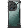 Θήκη Ringke Fusion X διαφανής / μαύρη για OnePlus 12 5G