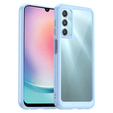 Θήκη για Samsung Galaxy A25 5G, Fusion Hybrid, διαφανής / μπλε + γυαλί 9H 