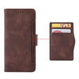 Θήκη με πτερύγιο για Realme 14 Pro 5G, Card Slot, καφέ