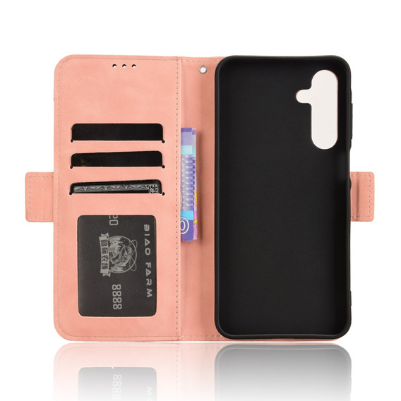 Θήκη με πτερύγιο για Samsung Galaxy A26, Card Slot, ροζ