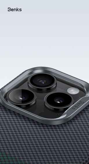 Θήκη BENKS Kevlar Magnetic Armor Pro Aurora 600D B062 για MagSafe για iPhone 15 Pro Max