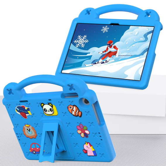 Παιδική θήκη για Lenovo Tab M10 10.1 Gen 3 TB-328FU/TB-328XU, Cute Patterns, με βάση, μπλε