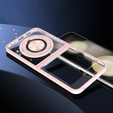 Θήκη για Samsung Galaxy Z Flip7 FE / Z Flip6, Corners Dropproof, για MagSafe, διαφανής / ροζ
