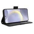 Θήκη με πτερύγιο για Samsung Galaxy S25 FE, Card Slot, μαύρη