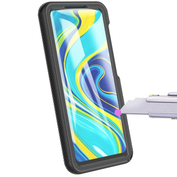 Θήκη για Xiaomi Redmi Note 9S / 9 Pro, Shockproof, με μεμβράνη, μπλε