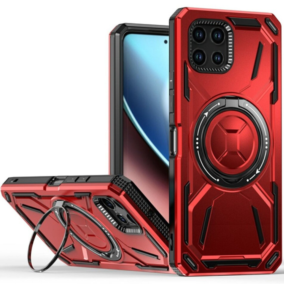 Θήκη για T Phone 2 5G, Heavy Duty Ring, κόκκινη