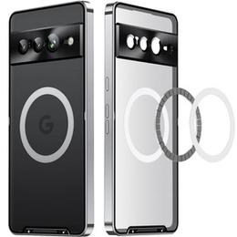 θήκη προστασίας κάμερας για το Google Pixel 8 Pro, CamShield MagSafe, διαφανές / ασημί