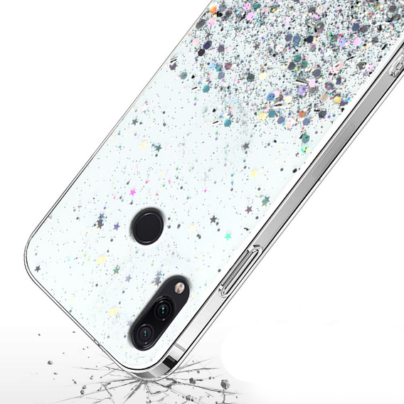Θήκη για Xiaomi Redmi Note 7, Glittery, διαφανής