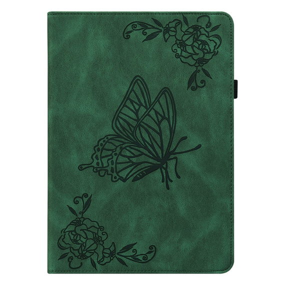 θήκη για το Lenovo Tab M11, Butterfly, πράσινη
