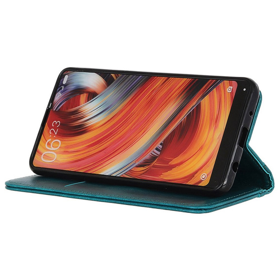 Θήκη για OnePlus 12 5G, Wallet Litchi Leather, πράσινη