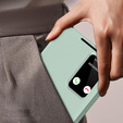 Αναδιπλούμενη θήκη για Samsung Galaxy S25, Smart View Wallet, πράσινη