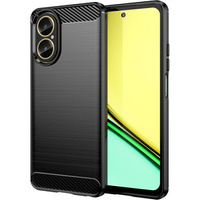 Θήκη για Realme C67, Carbon, μαύρη