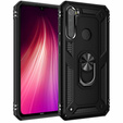 θωρακισμένη θήκη για Xiaomi Redmi Note 8T, Nox Case Ring, μαύρη