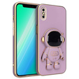 Θήκη για iPhone X / XS, Astronaut, μωβ