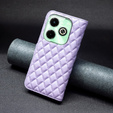 Θήκη με πτερύγιο για Infinix Hot 40i, Wallet, BINFEN COLOR, μωβ