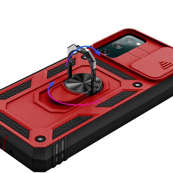 Θήκη για Samsung Galaxy S20 FE, CamShield Slide, κόκκινο