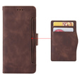 Θήκη με πτερύγιο για Xiaomi 14 Ultra, Card Slot, καφέ