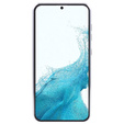Μαγνητική θήκη MagSafe Dual Glass για Samsung Galaxy S22 Plus, ασημένια