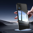Θήκη για Sony Xperia 10 VI, Fusion Hybrid, με προστασία κάμερας, διαφανής / μαύρη