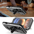 Θήκη για iPhone 16 Pro, R-JUST CamShield Slide, θωρακισμένη, μαύρη