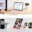 Θήκη πληκτρολογίου για Samsung Galaxy Tab S6 Lite 2024 / 2022 / 2020, Rotary 360° Leather, ροζ rose gold