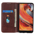 θήκη με πτερύγιο για OnePlus 13, Split Leather, καφέ
