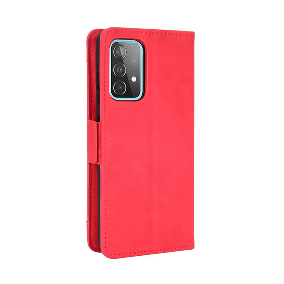 Θήκη με πτερύγιο για Samsung Galaxy A52 / A52s, Card Slot, κόκκινη