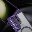 Θήκη για Samsung Galaxy S23 Ultra, ERBORD Impact Guard, MagSafe, σκούρο μωβ