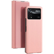 Θήκη για Xiaomi Poco X4 Pro 5G, Clear View, ροζ rose gold