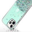 Θήκη για iPhone 13 Pro, Glittery, πράσινη