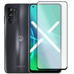 Μετριασμένο γυαλί 3D για Motorola Moto G52 4G, μπλε