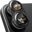 Γυαλί κάμερας για iPhone 16 / 16 Plus, μαύρο μεταλλικό κάλυμμα ERBORD