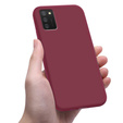 Λεπτή θήκη για Samsung Galaxy A02s, Slim, μπορντό