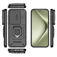 Θήκη για Huawei Pura 70 Ultra, KickStand Camera Lens, μαύρη