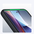 Θήκη για Xiaomi Redmi 15 5G / 4G, με προστασία κάμερας, διάφανη με μαύρες πλευρές