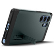 θήκη Spigen για Samsung Galaxy S25 Ultra, Tough Armor Mag Mag MagSafe, πράσινη + μετριασμένο γυαλί 9H