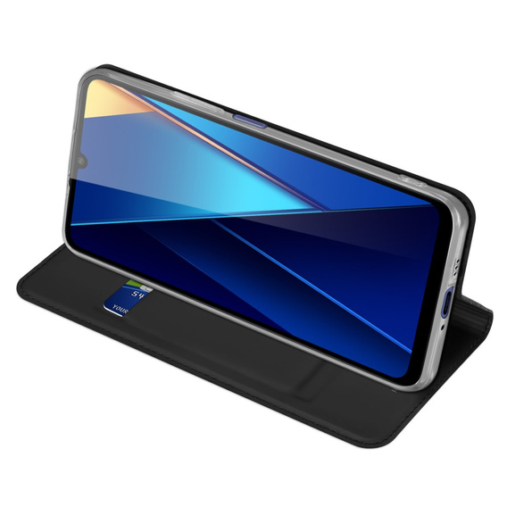 Dux Ducis Θήκη για Xiaomi Redmi 13C / Poco C65, Skinpro, μαύρη