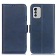 Θήκη με πτερύγιο για Nokia G60 5G, Wallet PU Leather Case, μπλε