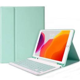 Θήκη + πληκτρολόγιο iPad 9.7 2017 / iPad 9.7 2018 / Air / Air 2, πράσινη