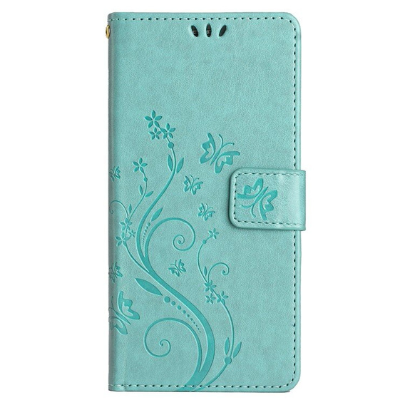 Θήκη με πτερύγιο για Samsung Galaxy A55 5G, Wallet, Butterfly, μωβ