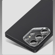 θήκη BENKS Kevlar για Samsung Galaxy S25, για MagSafe, Carbon Fiber, μαύρη